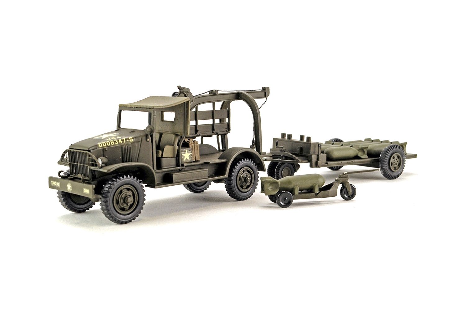 Chevrolet M6 Bomb Truck 8347 w/M5 Trailer &amp; Dolly - 1:48