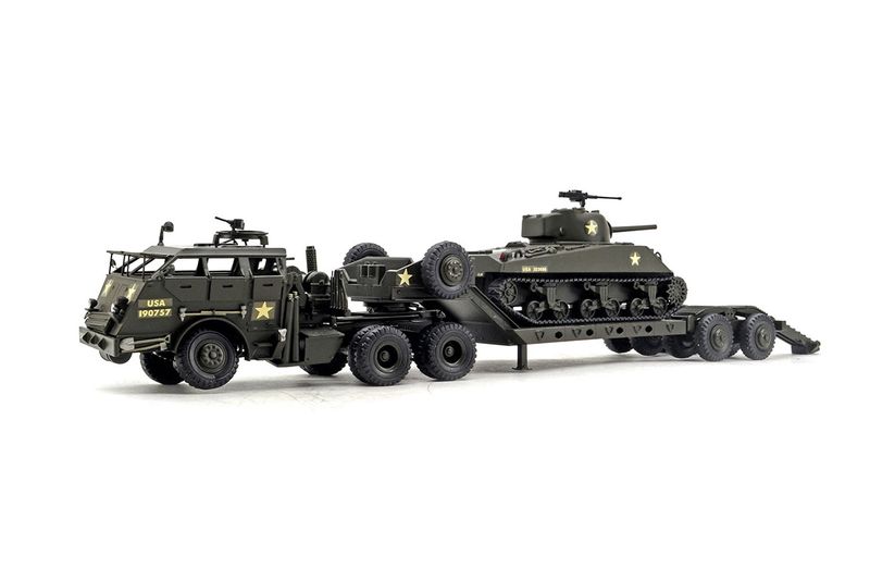 Pacific M26 w/Tank Transporter &amp; M4A4 Tank- 1:48