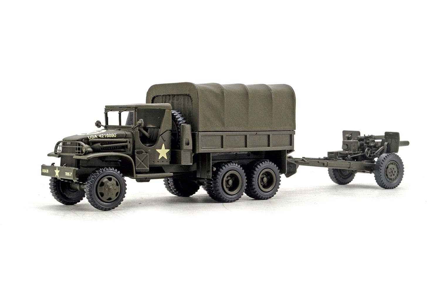 GMC CCKW 352A Carry Truck w/Howitzer - 1:48