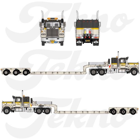 Mack Superliner w/Lowboy Trailer - Van den Herik