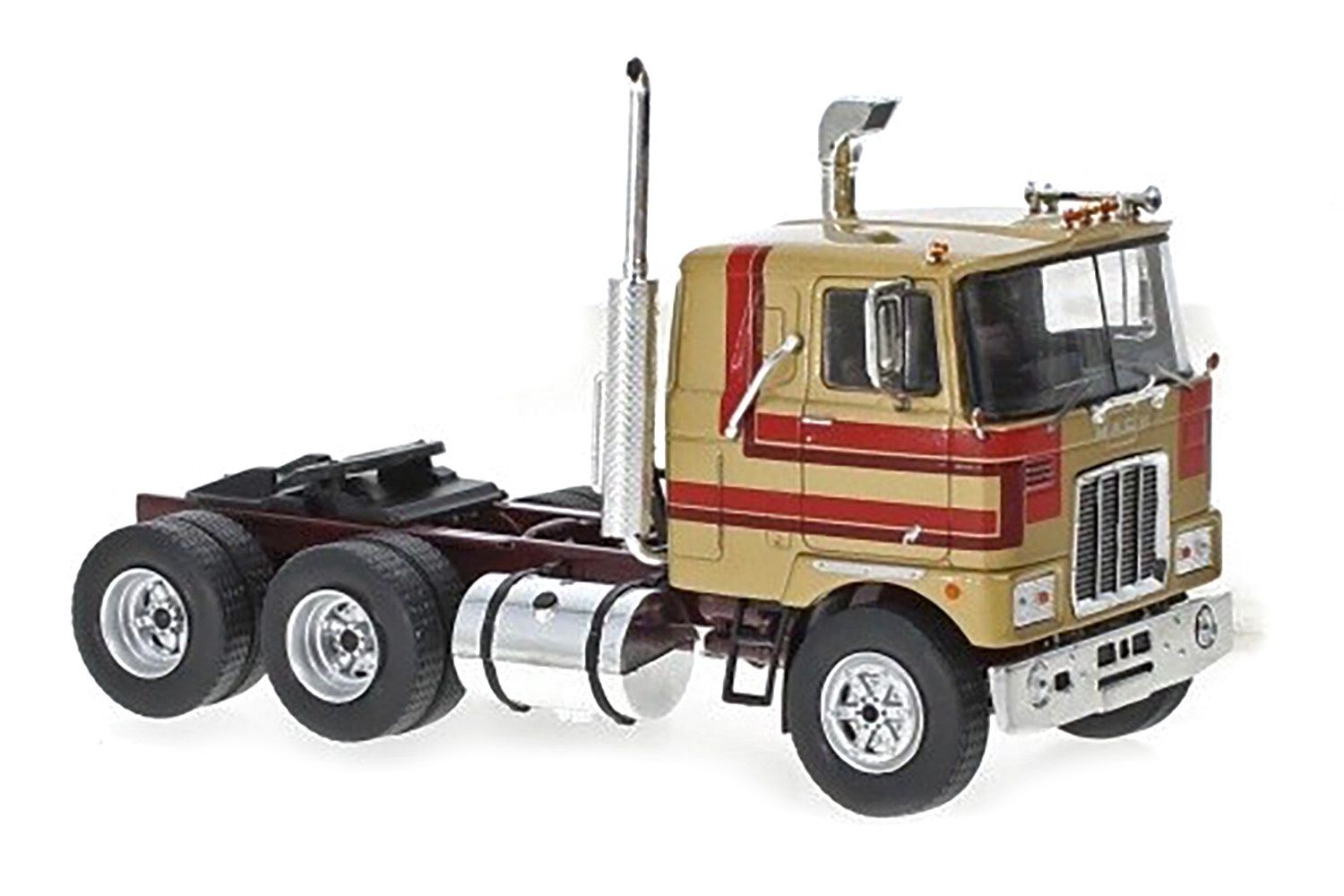Mack F Series Tractor - Beige/Red - 1:43