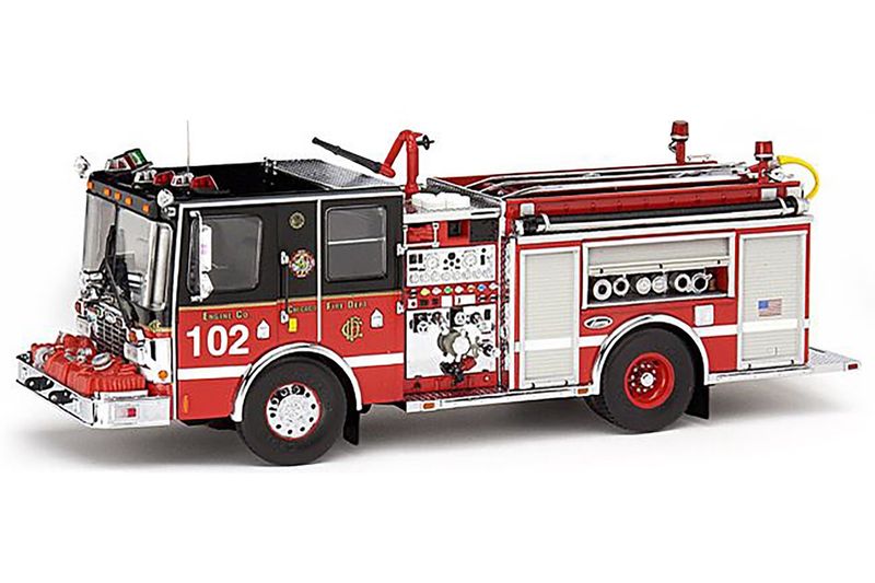 Seagrave Pumper Fire Engine Chicago #102 - 1:32