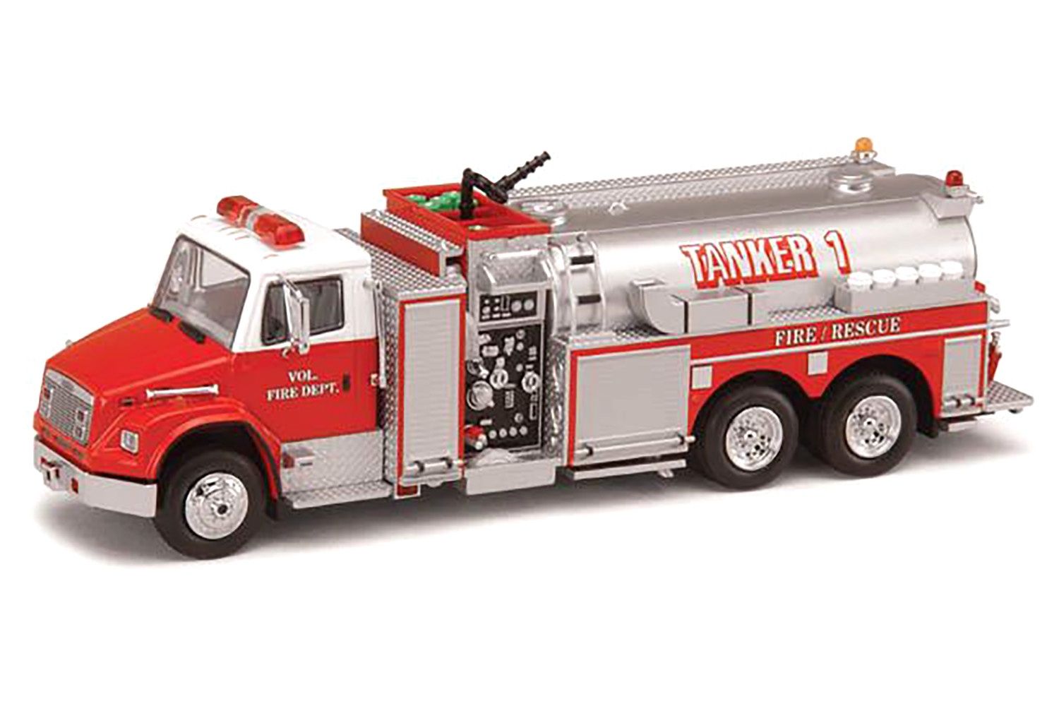 Freightliner Tanker Fire Truck - 1:64