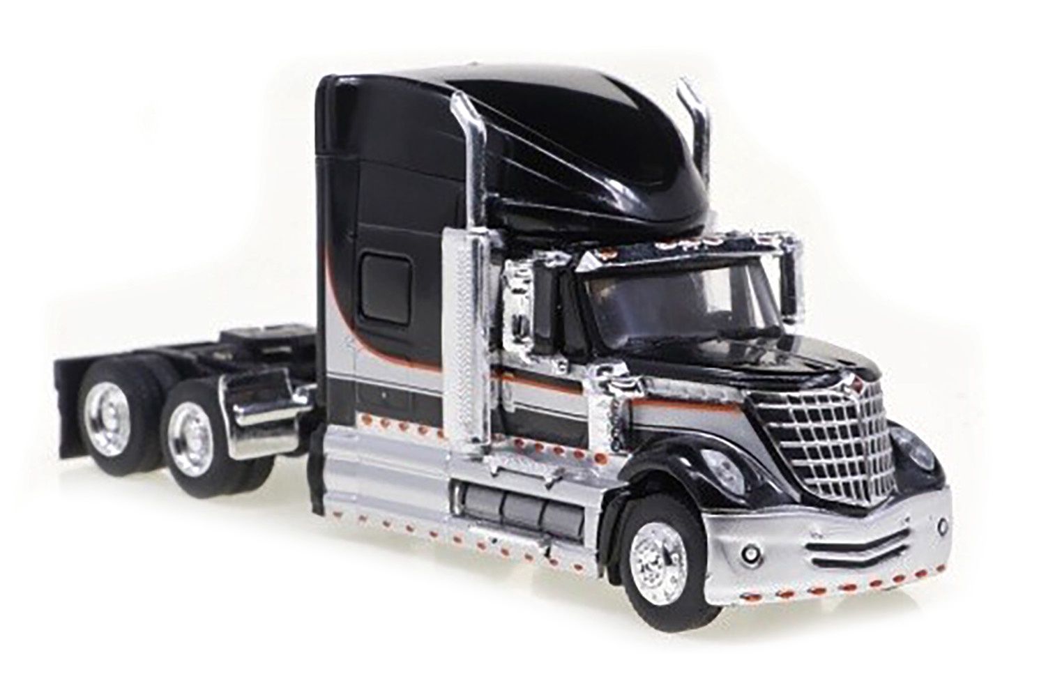 International Lonestar Tractor - Black/Silver - 1:87