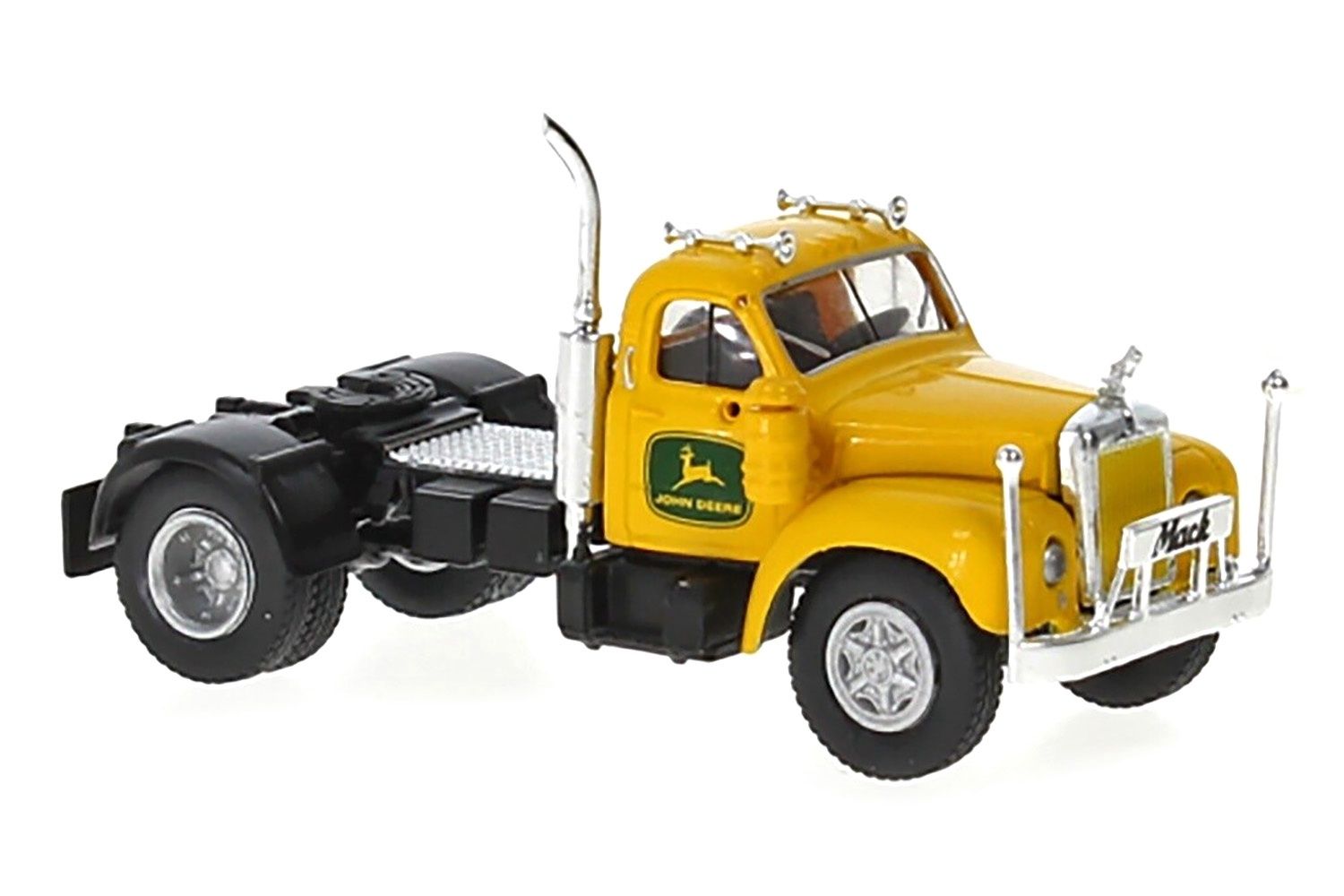 Mack B61 Tractor - John Deere Yellow - 1:87
