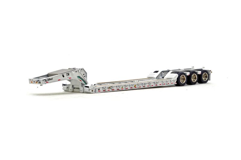 Talbert 55SA Lowboy Trailer - White- 1:87