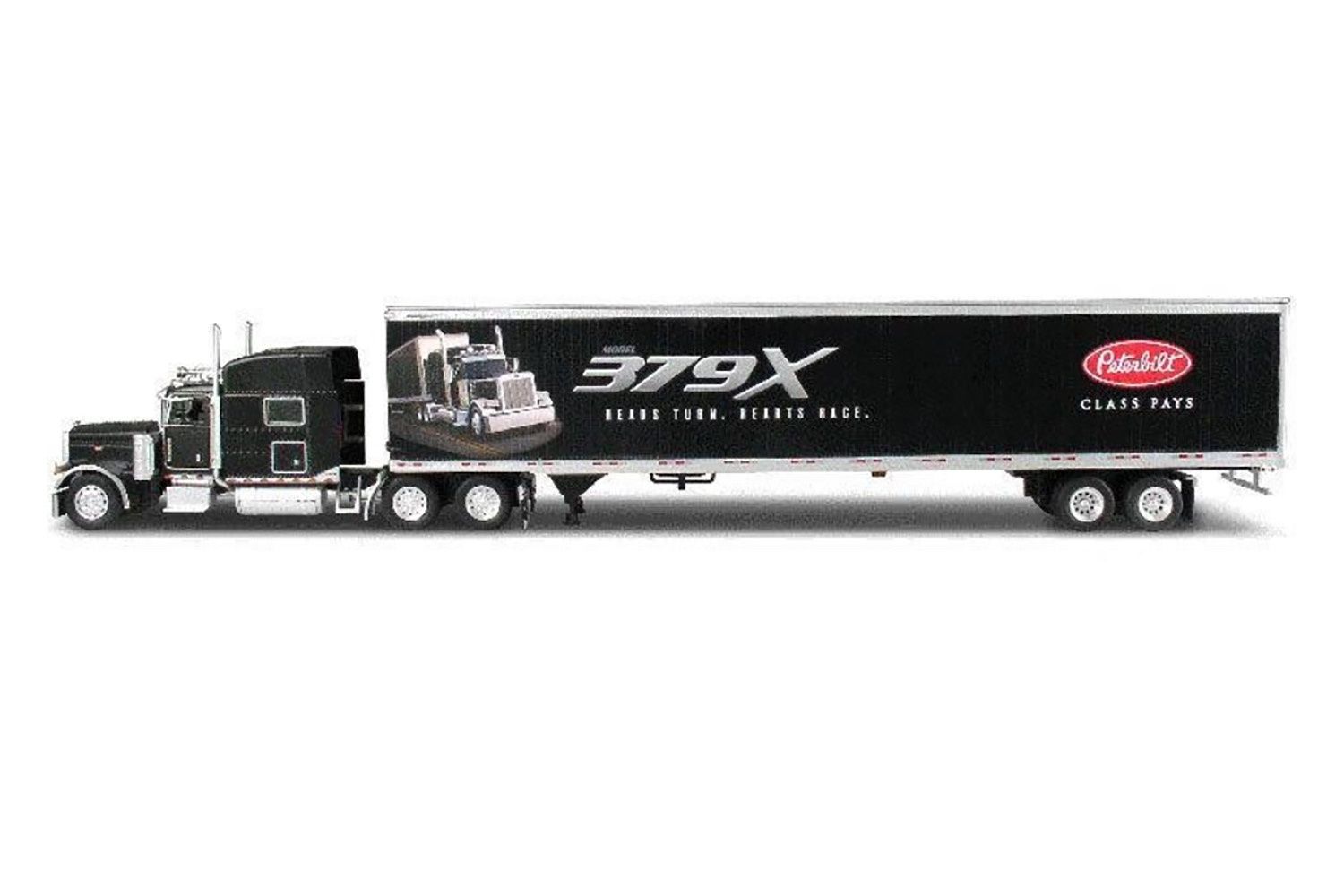 Peterbilt 379X w/Dry Van - Class Pays Design - 1:53