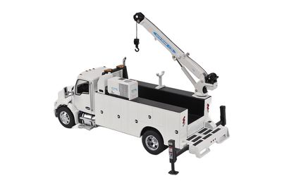 Kenworth T380 Auto-Crane Titan 85-Body HC14-Crane Truck - White