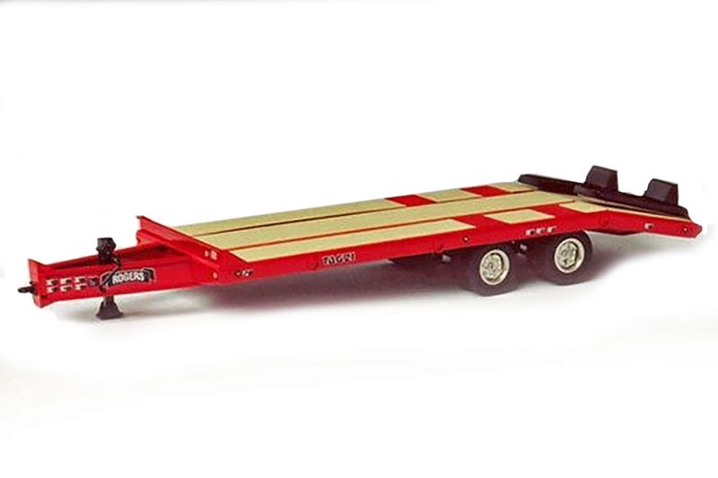 Rogers Tag Trailer - Red - Brass - 1:48