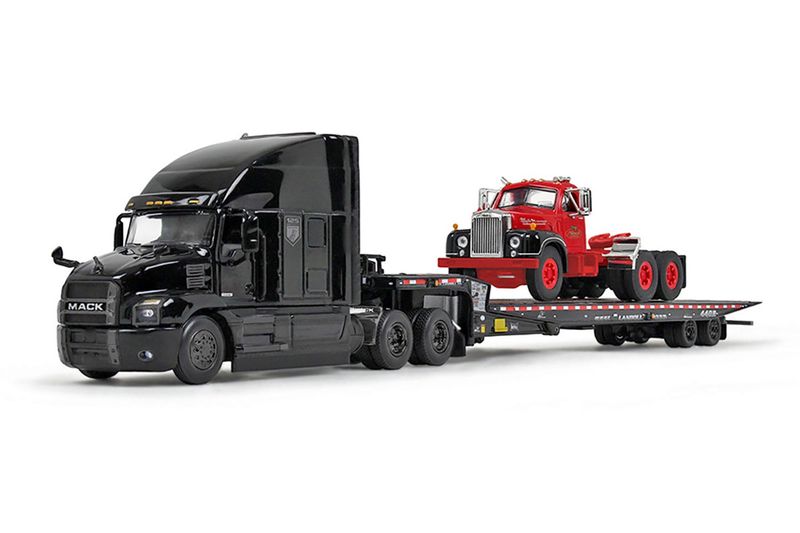 Mack Anthem w/Landoll Trailer &amp; B61 Load - Anniversary  - 1:64