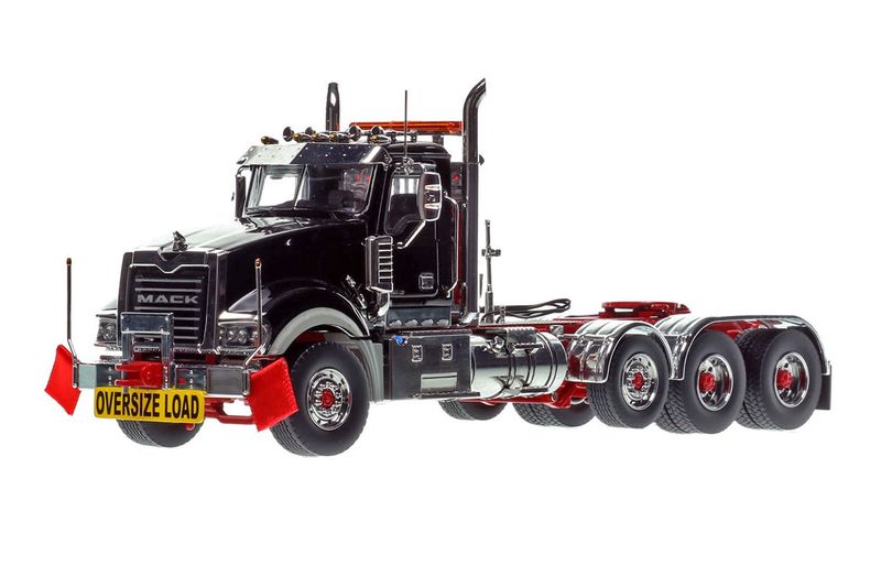 Mack Titan Tri-axle Tractor - Black over Red