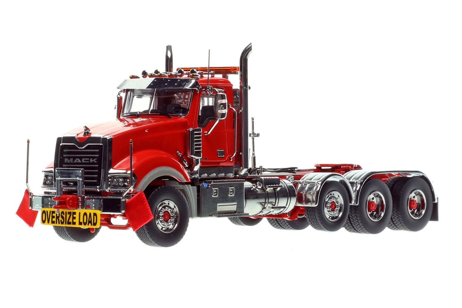 Mack Titan Tri-axle Tractor - Red over Red