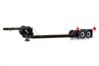 Rogers 90-Ton Beam Trailer - Black w/Pinstripes