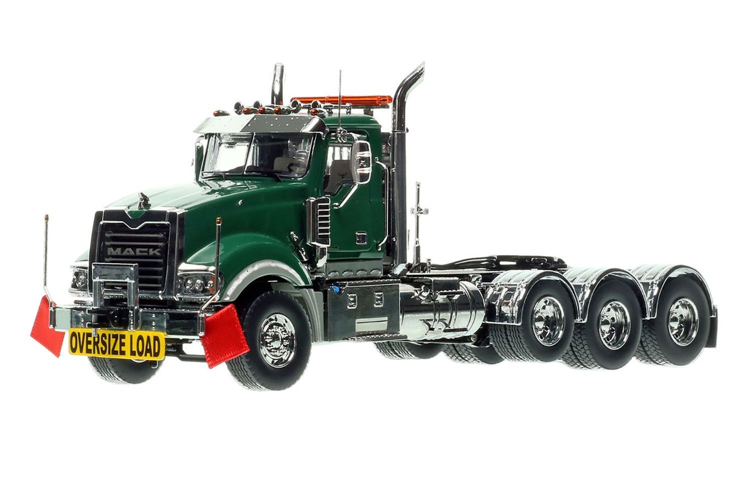 Mack Titan Tri-axle Tractor - Green over Black