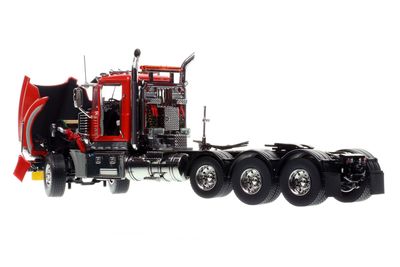 Mack Titan Tri-axle Tractor - Red over Black
