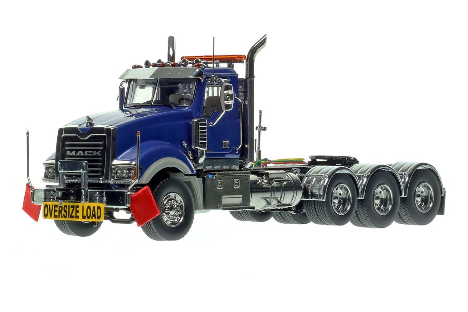 Mack Titan Tri-axle Tractor - Blue over Black