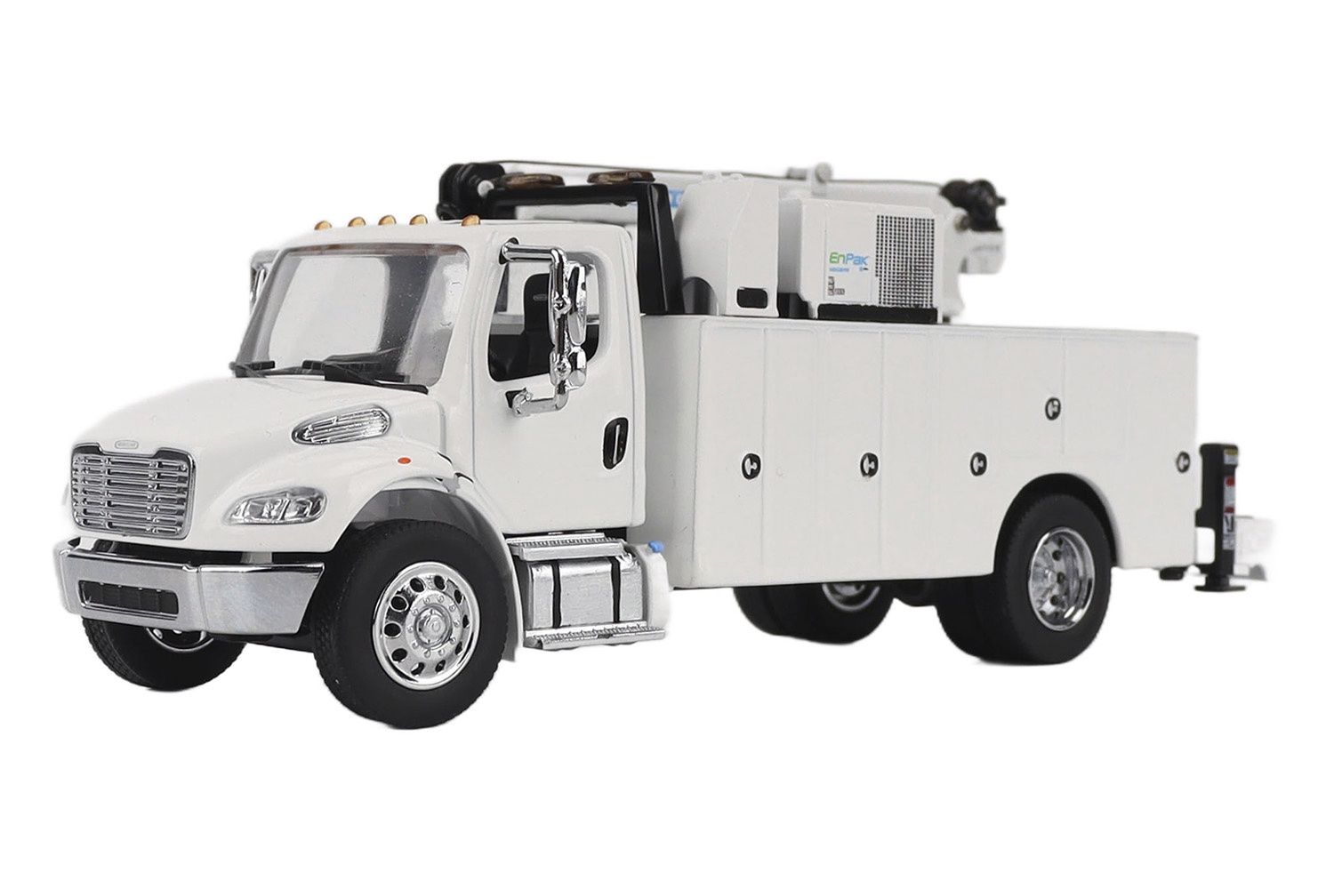 Freightliner M2-106 Auto-Crane Titan 85 HC14-Crane w/Miller EnPak - White