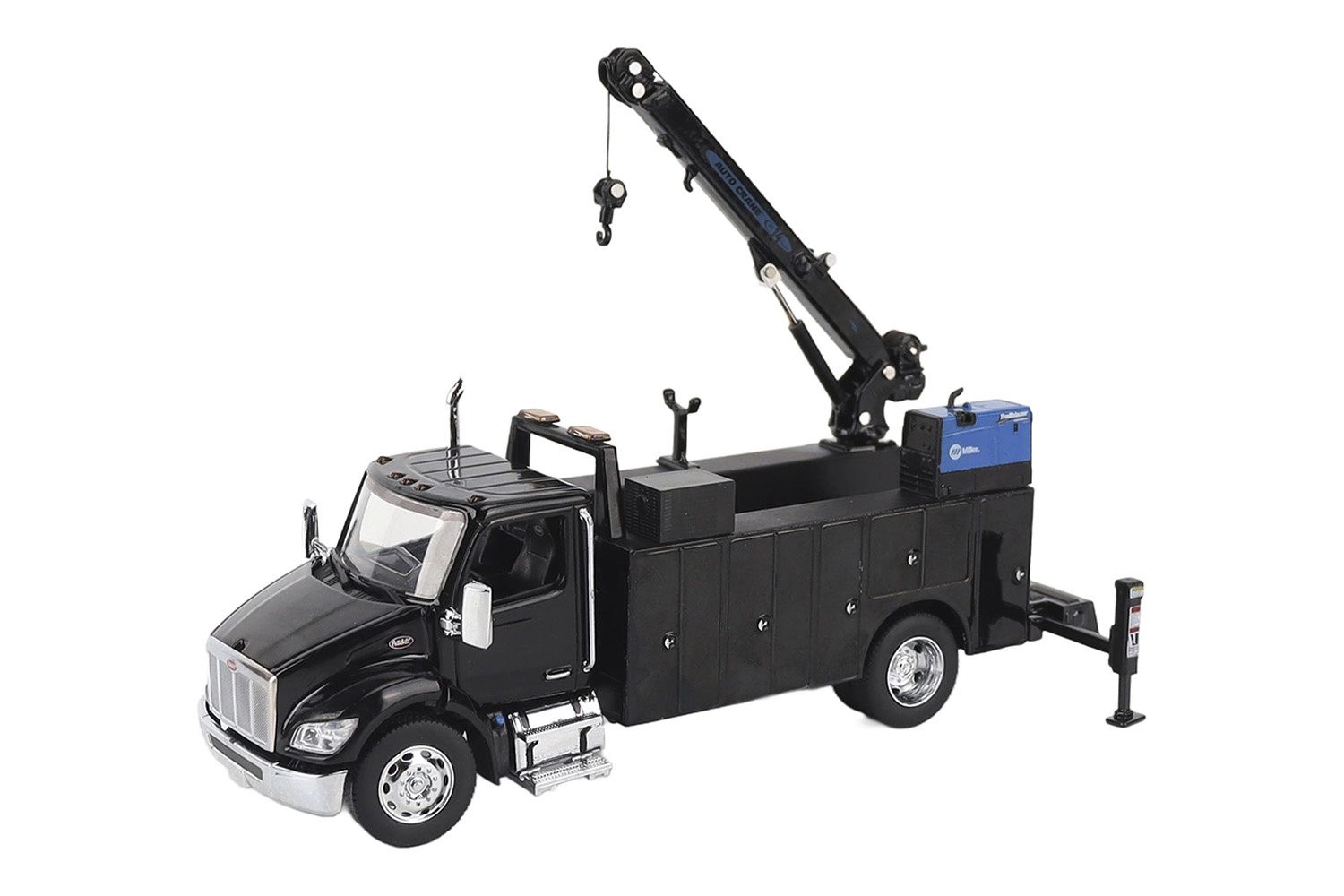 Peterbilt 536 w/Titan85 HC14-Crane, Compressor &amp; Welder - Black