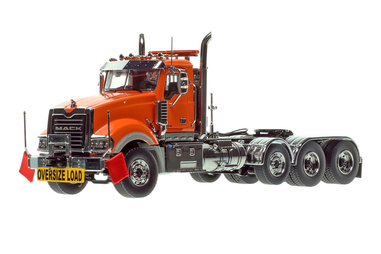 Mack Titan Tri-axle Tractor - Orange over Black