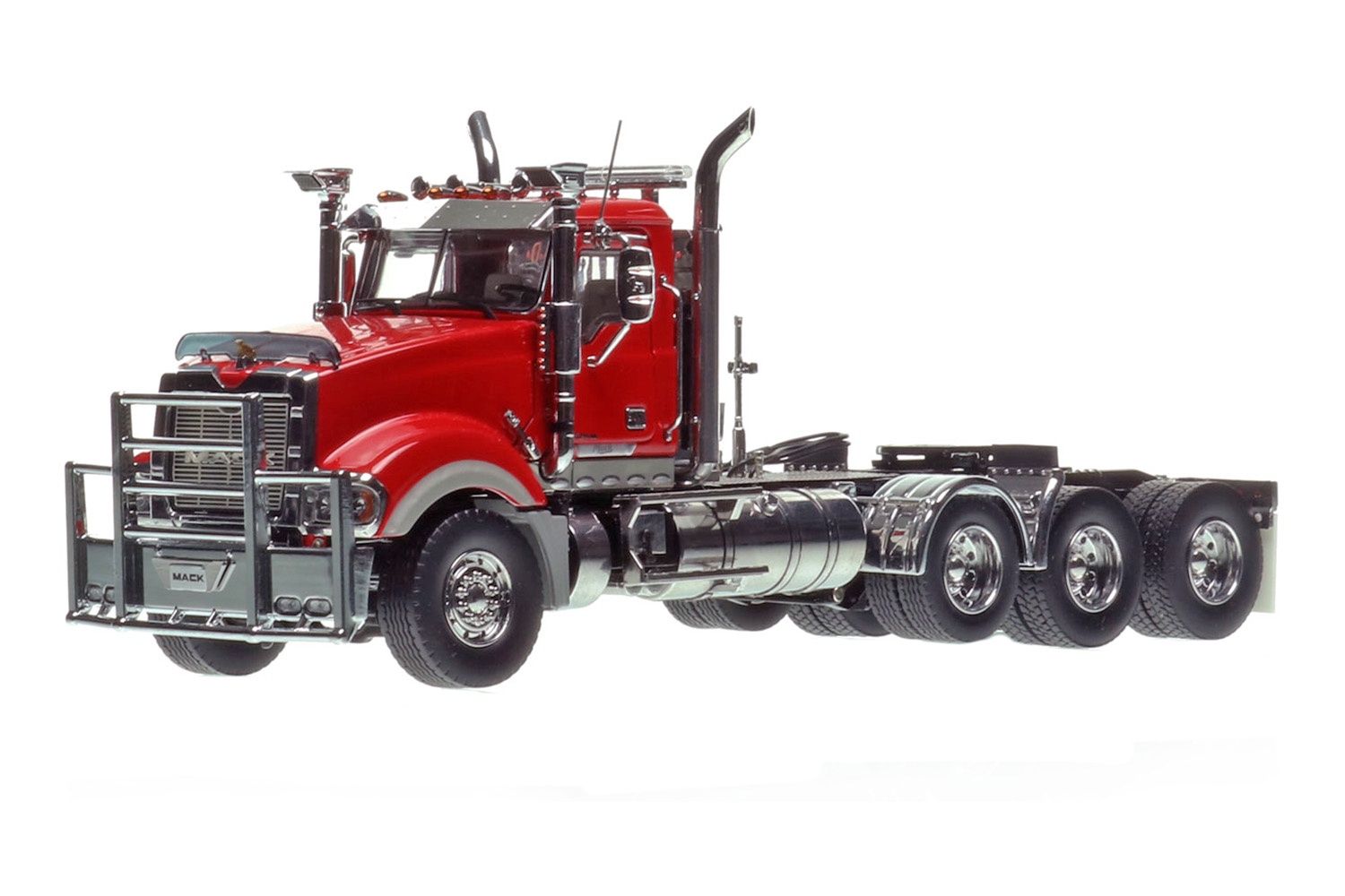 Mack Titan Tri-axle Tractor - DHH Red over Black