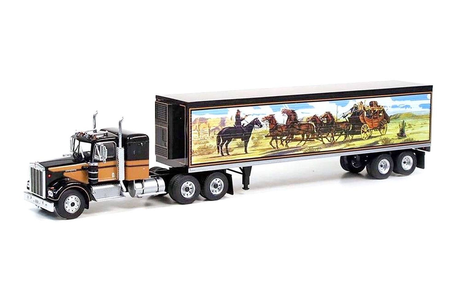 Kenworth W900A w/Refrigerated Trailer - Bandit Trucking - 1:43