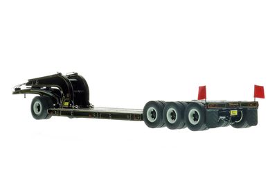 Talbert 60-Ton Cableneck Lowbed w/Single-Axle Dolly - Black w/Gold Pinstripes