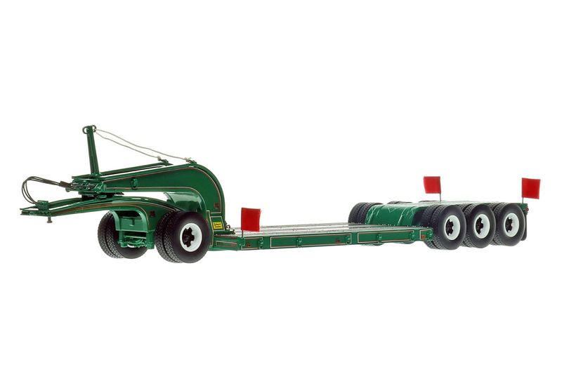 Talbert 60-Ton Cableneck Lowbed w/Single-Axle Dolly - Greene Const.