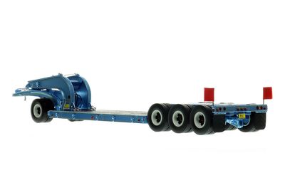 Talbert 60-Ton Cableneck Lowbed w/Single-Axle Dolly - Metallic Light Blue