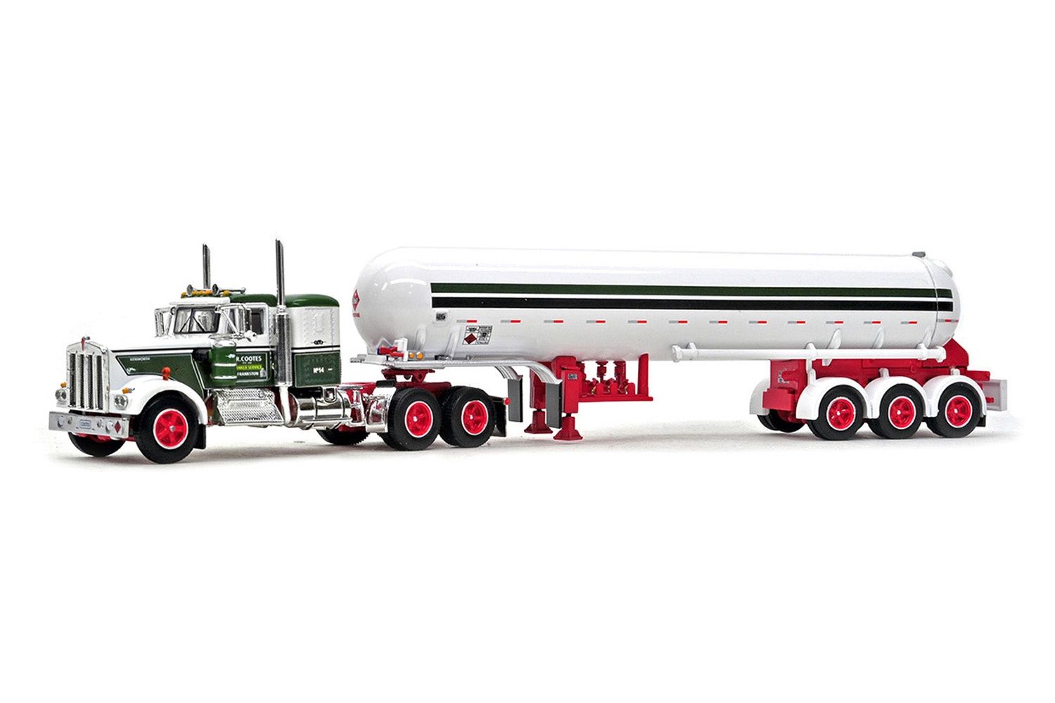Kenworth W900A w/36&quot; Sleeper &amp; LPG Tanker - Cootes - 1:64