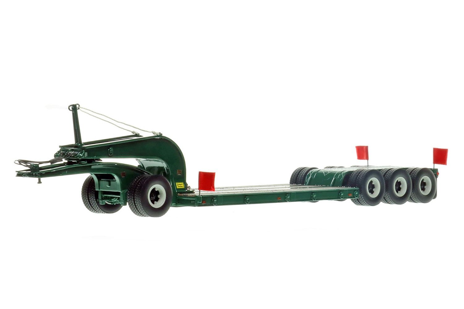 Talbert 60-Ton Cableneck Lowbed w/Single-Axle Dolly - Green