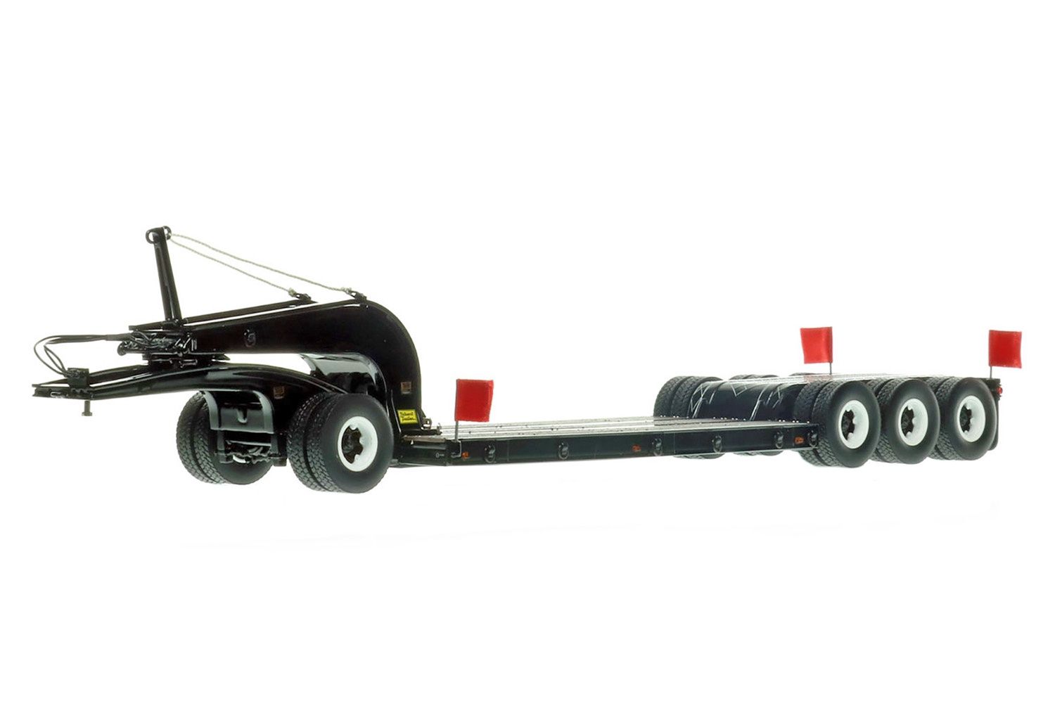 Talbert 60-Ton Cableneck Lowbed w/Single-Axle Dolly -Black