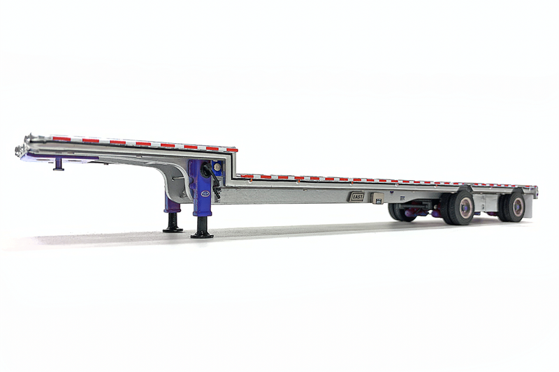 East Drop Deck Trailer - Blue Undercarriage