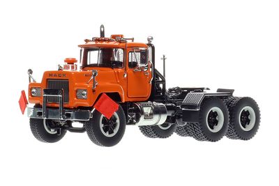 Mack R 600 Tandem Axle Tractor - Orange over Black