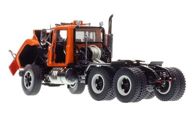 Mack R 600 Tandem Axle Tractor - Orange over Black