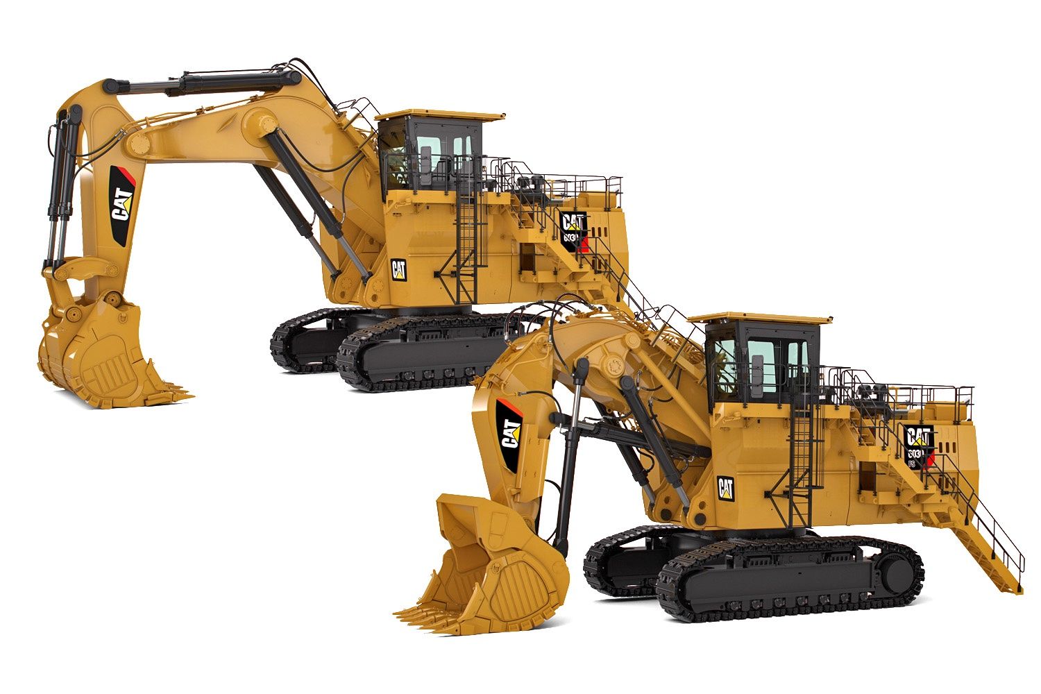 Caterpillar 6030 Shovel &amp; Excavator Set - 1:48