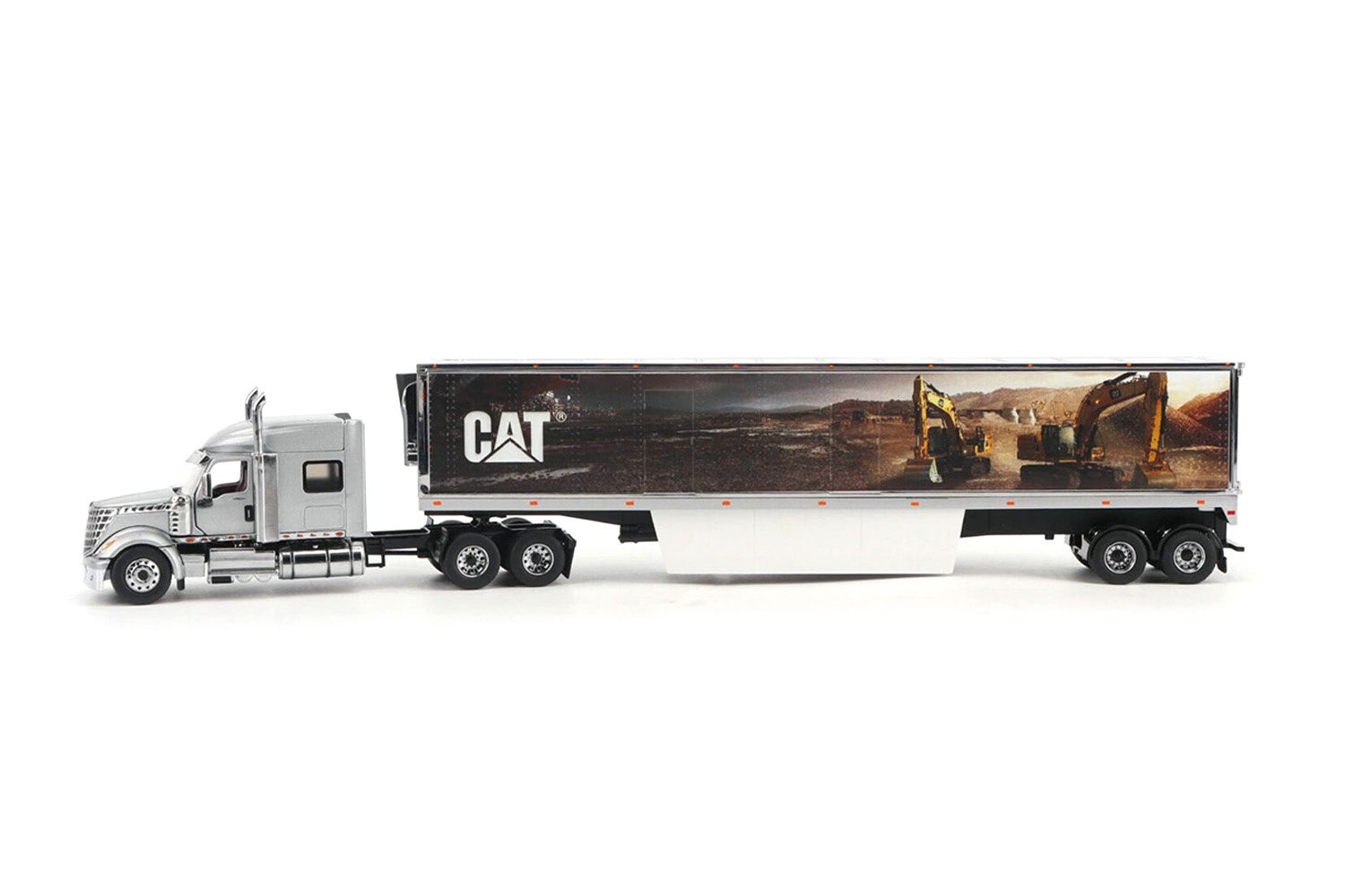 International Lonestar Sleeper w/Cat Mural Trailer