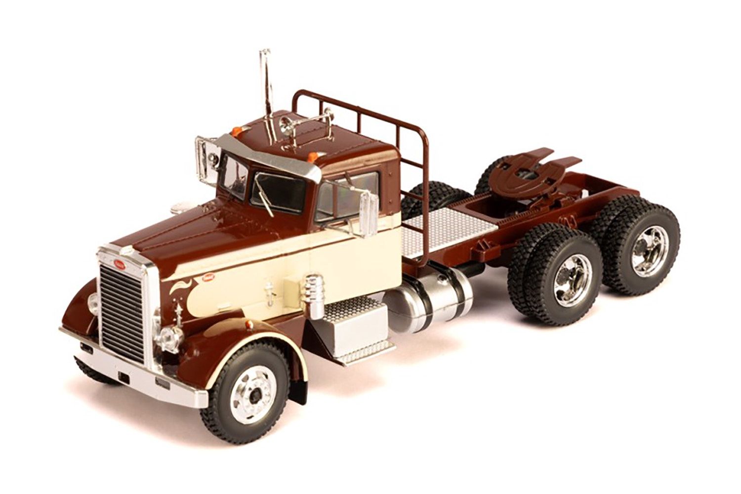 Peterbilt 281 Daycab Tractor - Brown/Beige - 1:43