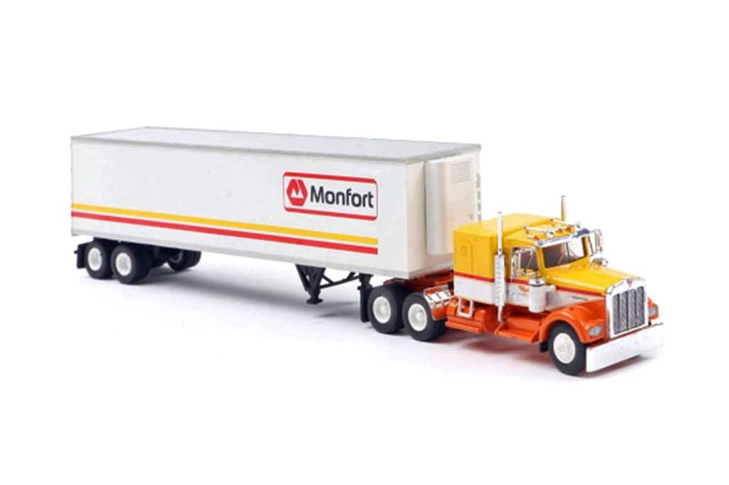 Kenworth W900 Tractor Trailer - Monfort - 1:87