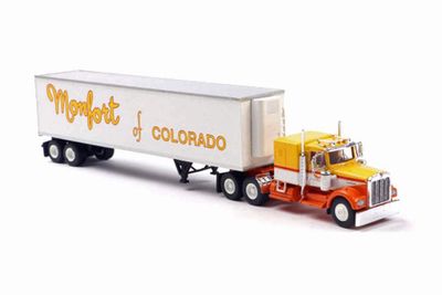 Kenworth W900 Tractor Trailer - Monfort of Colorado - 1:87