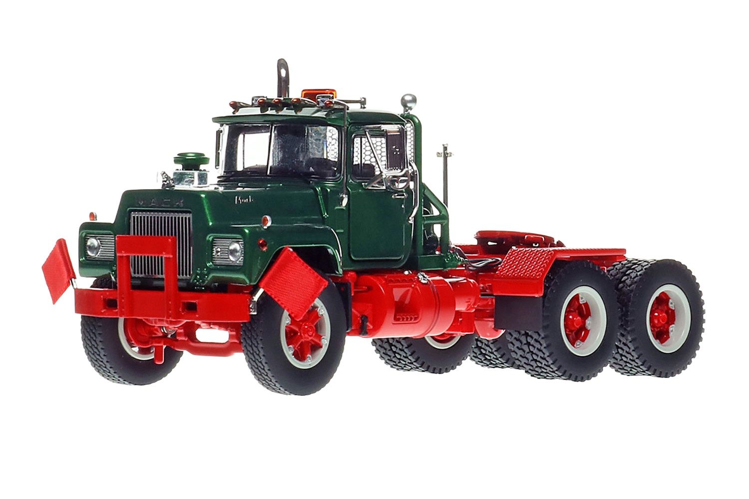 Mack R600 Tandem Axle Tractor - Green over Red
