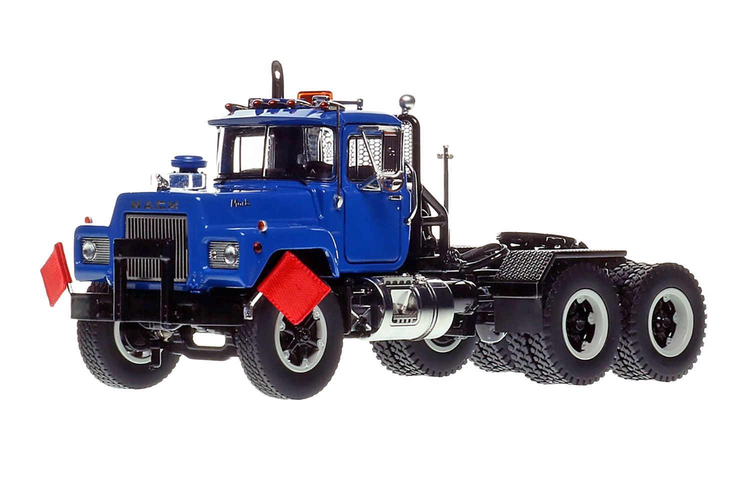 Mack R600 Tandem Axle Tractor - Blue over Black