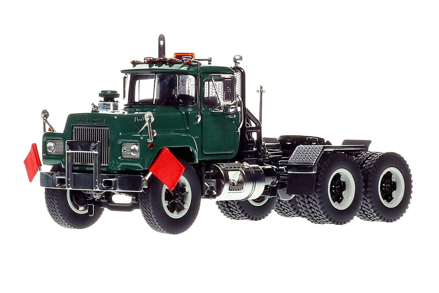 Mack R600 Tandem Axle Tractor - Green over Black