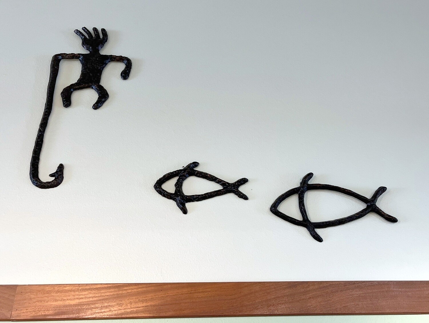 Metal Petroglyphs - Fish