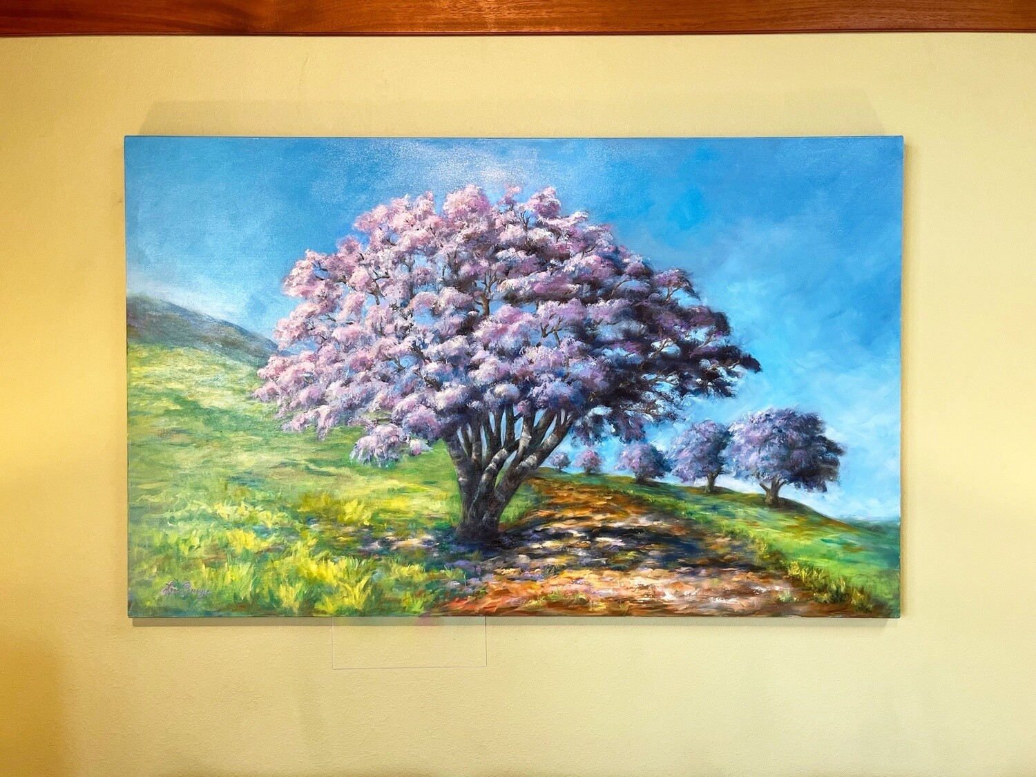 &quot;Jacaranda&quot; Original Oil on Canvas
