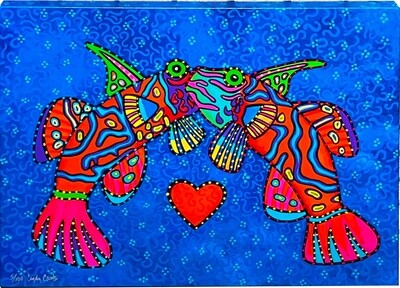 &quot;Mandarin Love Fish&quot; Giclee