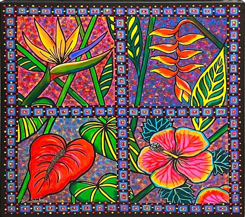 &quot;Pualani Quilt&quot; Giclee