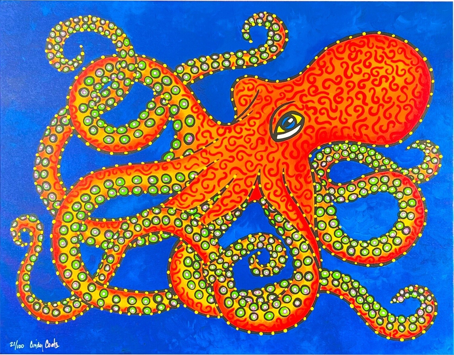 &quot;Electric Octopus&quot; Giclee