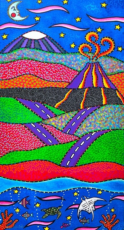 &quot;The Road to Pele&#39;s House&quot; Giclee