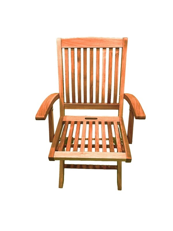 Teak Classic Folding Chair w/ Arms