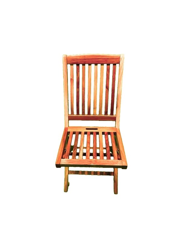 Teak Classic Folding Chair No Arms